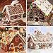 18 PCS 3D Christmas House Cookie Cutter Set, Gingerbread House Cutters Kit, Festive Xmas Stainless Steel Biscuit Cutter Set, Including Christmas Tree, Snowman, Reindeer, Sled Shapes, Gift Box Package