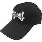 Ghost Silver Band Logo Baseball Cap Size One Size
