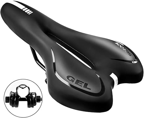 Sgodde Bike Saddle Professional Mountain Bike Gel Saddle Mtb