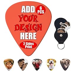GRAXILON Custom Guitar Picks 6PCS Personalized with