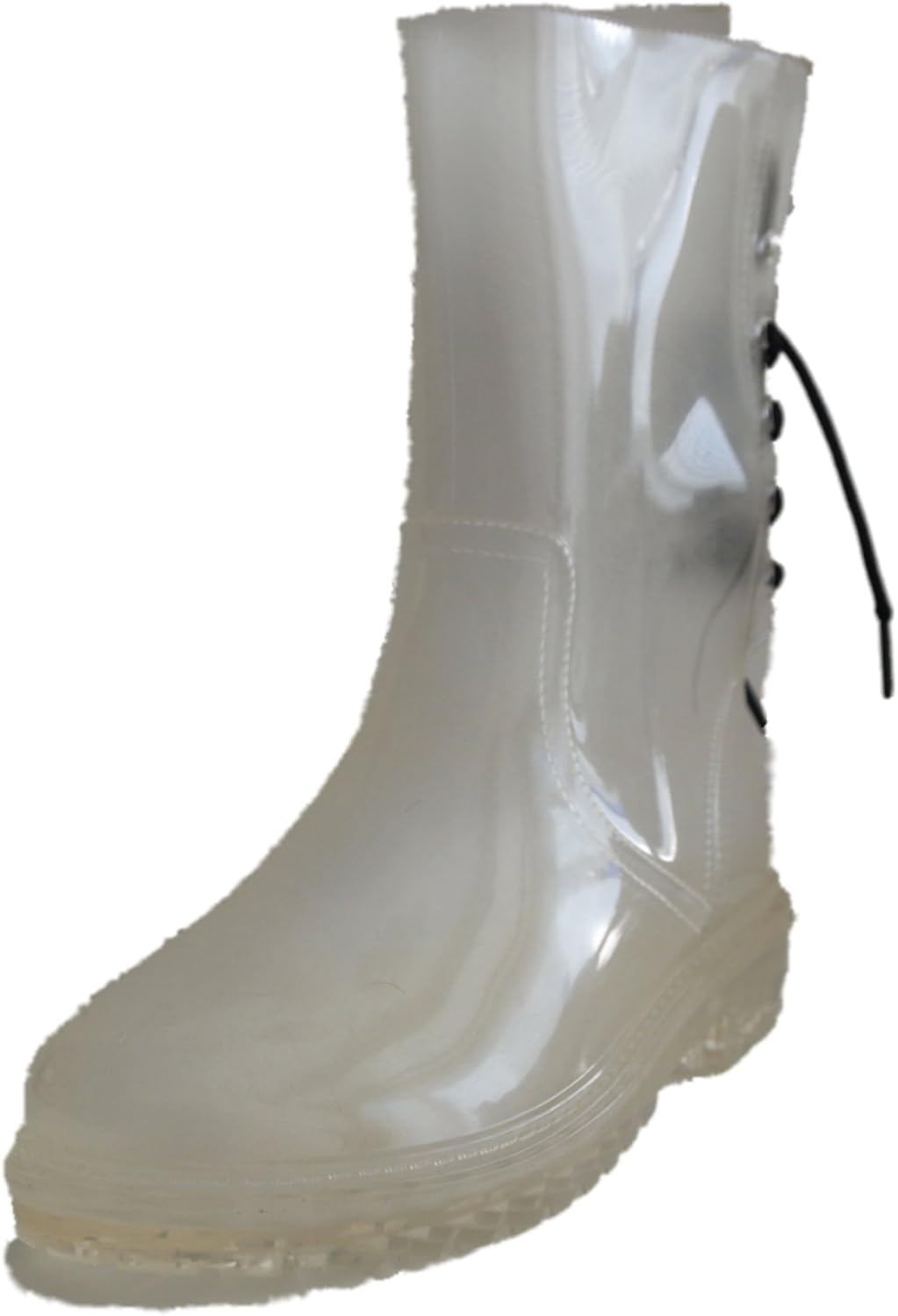lace up back rain boots