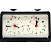 Just E Joy Chess Clock Digital Alarm Chess Timer w/Quartz Movement for Board Game International Chess Chinese Chess Weiqi Competitions Classic Analog Style Chess Clock