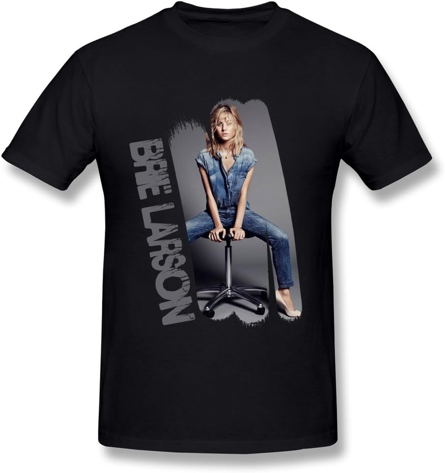 Cherish Men's Brie Larson Poster Tee New Style Black