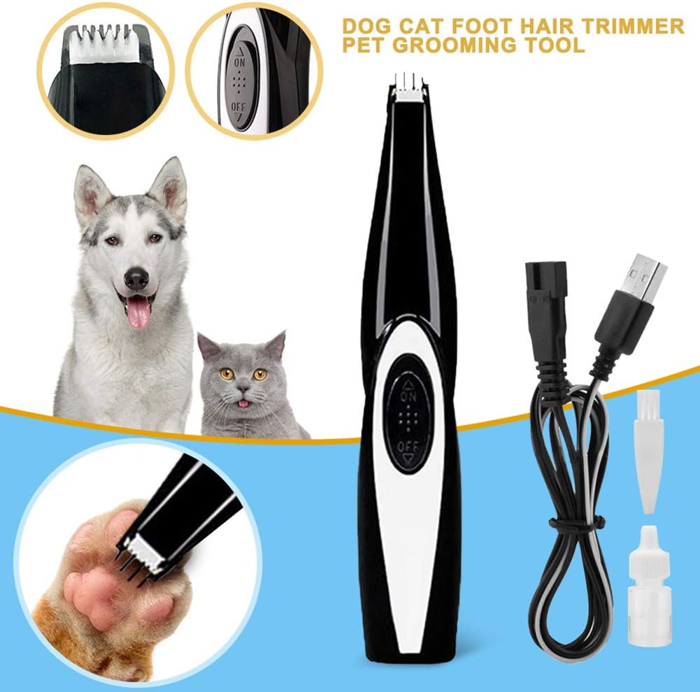 Cortapelos Para Perros, Cortapelos Recargables USB Para Perros ...