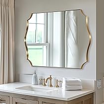Amazon.com: ANDY STAR Bathroom Mirror, 28x36 Inch Brushed
