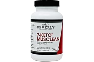 BEVERLY INTERNATIONAL 7-Keto Musclean. Lose up to 3X as Much Body Fat Without Losing Muscle Tone. Potent Thermogenic Diet Pill for Men & Women. Boost Fat-Burning Metabolism. Keto Diet - Reduce overeating. 90 caps