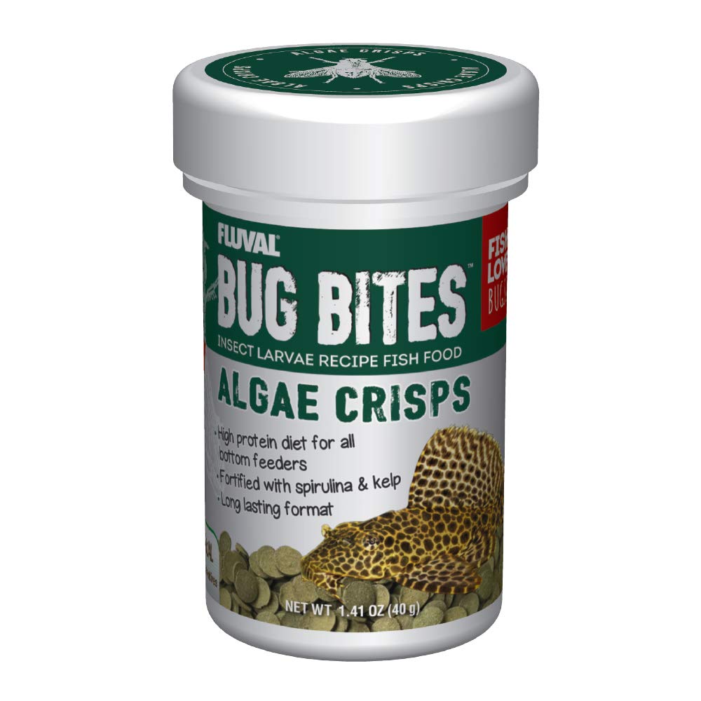 Fluval Bug Bites Algae Crisps 40g