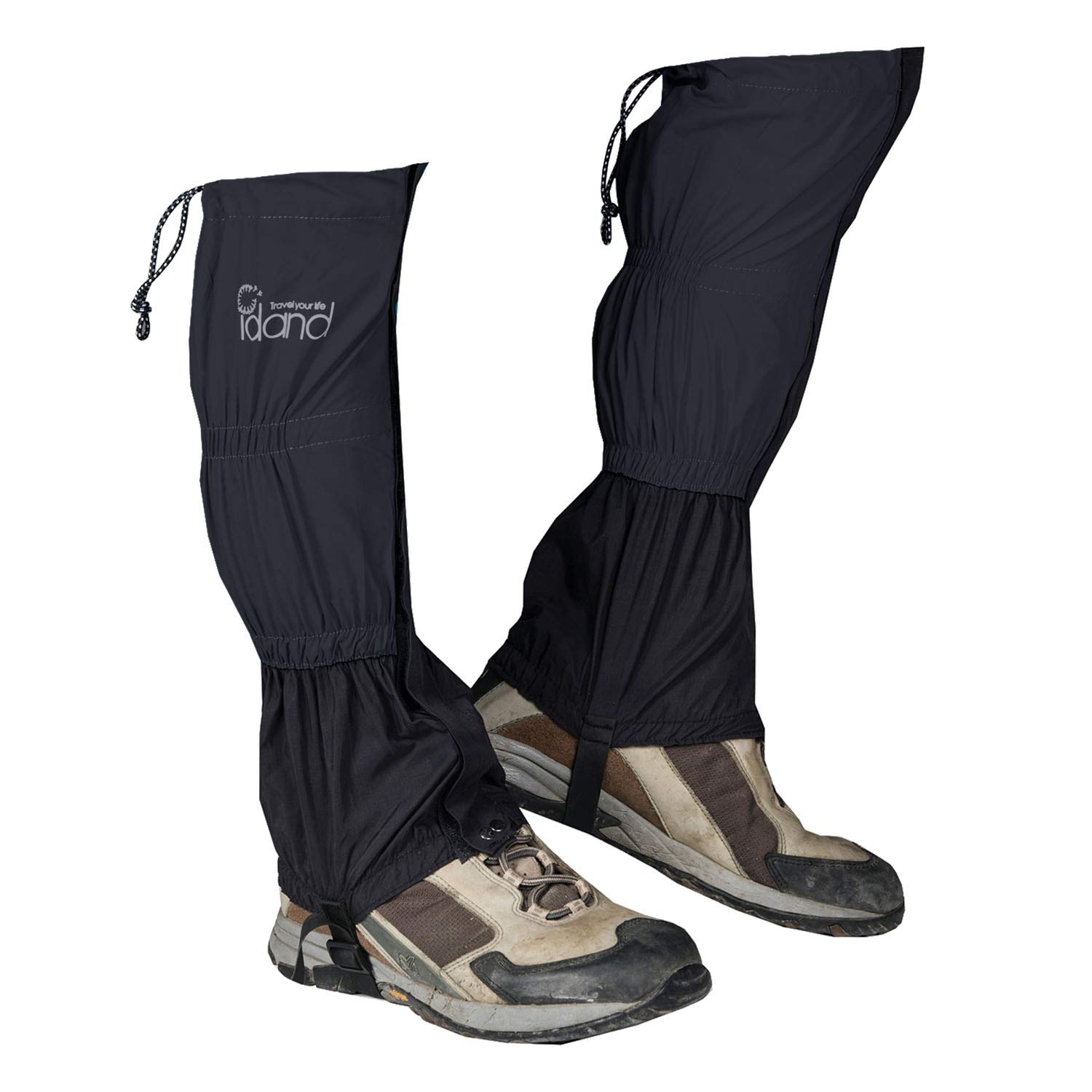 IDAND Leg Gaiters for Hiking Waterproof Snow Boot Gaiters AntiTear