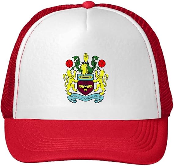 Amazon Binカスタムホットユニセックスバーンリーfcロゴ調節可能なスナップバック野球キャップトラッカーハット カラー レッド ハット 通販