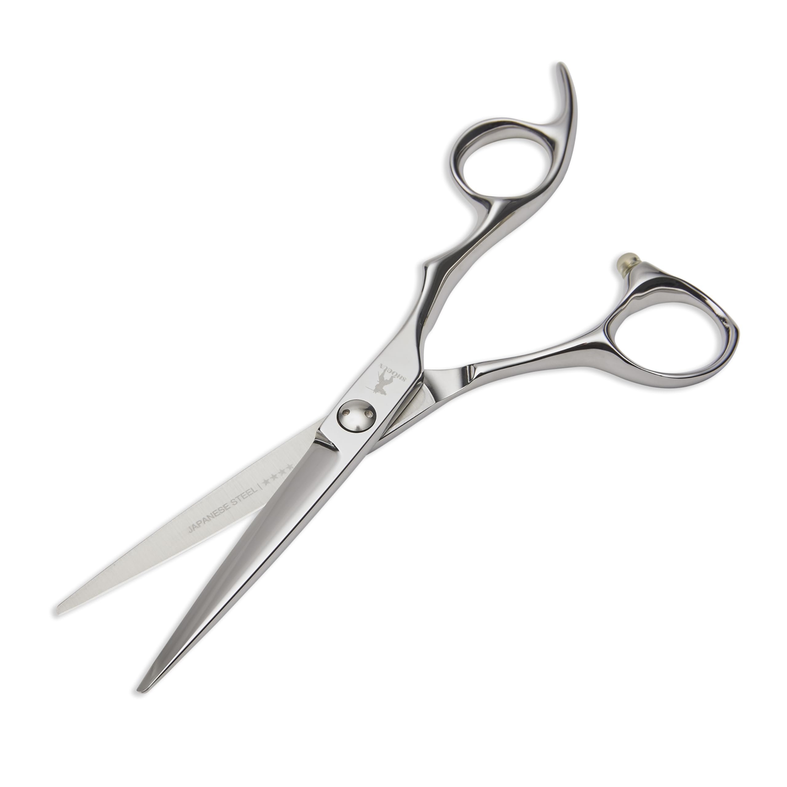 Shogun Ergo Japanese 440C Steel Hairdressing Scissors - Professional Barber Salon Shear for Hairdressers, Barbers, and Salon Use