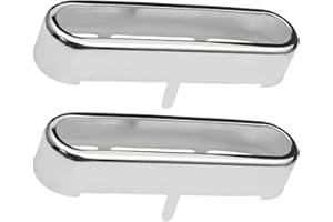 Generic 2 Pieces Pickup Cover Brass Open Top Electric Guitar Single Coil Accessories Replacement Suitable for Music Studio Sc