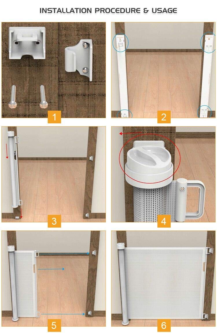 retractable stair gate for dogs