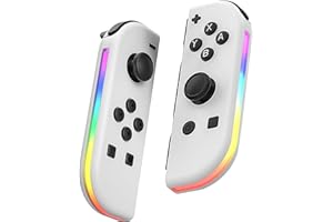 JULAND Controller for Switch, Replacement for Switch Controllers, Right and Left Wireless Joy-pad Controller, Support Double Vibration/Wake-up/Screenshot/Motion Control