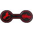 LSAUTO Compatible with Ford Bronco 2021.2022 2023.2024 Car Cup Holder Coaster (not for Sport), Car Decorative Water Coaster, Beverage Coaster, Silicone Cup Holder Coaster, Car Accessories Pad (RED)