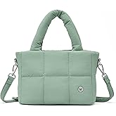 WESTBRONCO Small Puffer Crossbody Bags for Women Mini Tote Bag, Puffy Nylon Shoulder Purse, Womens Quilted Handbags