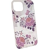 Coach iPhone 15, 14, 13 Case – Moody Floral, Wireless Charging Compatible