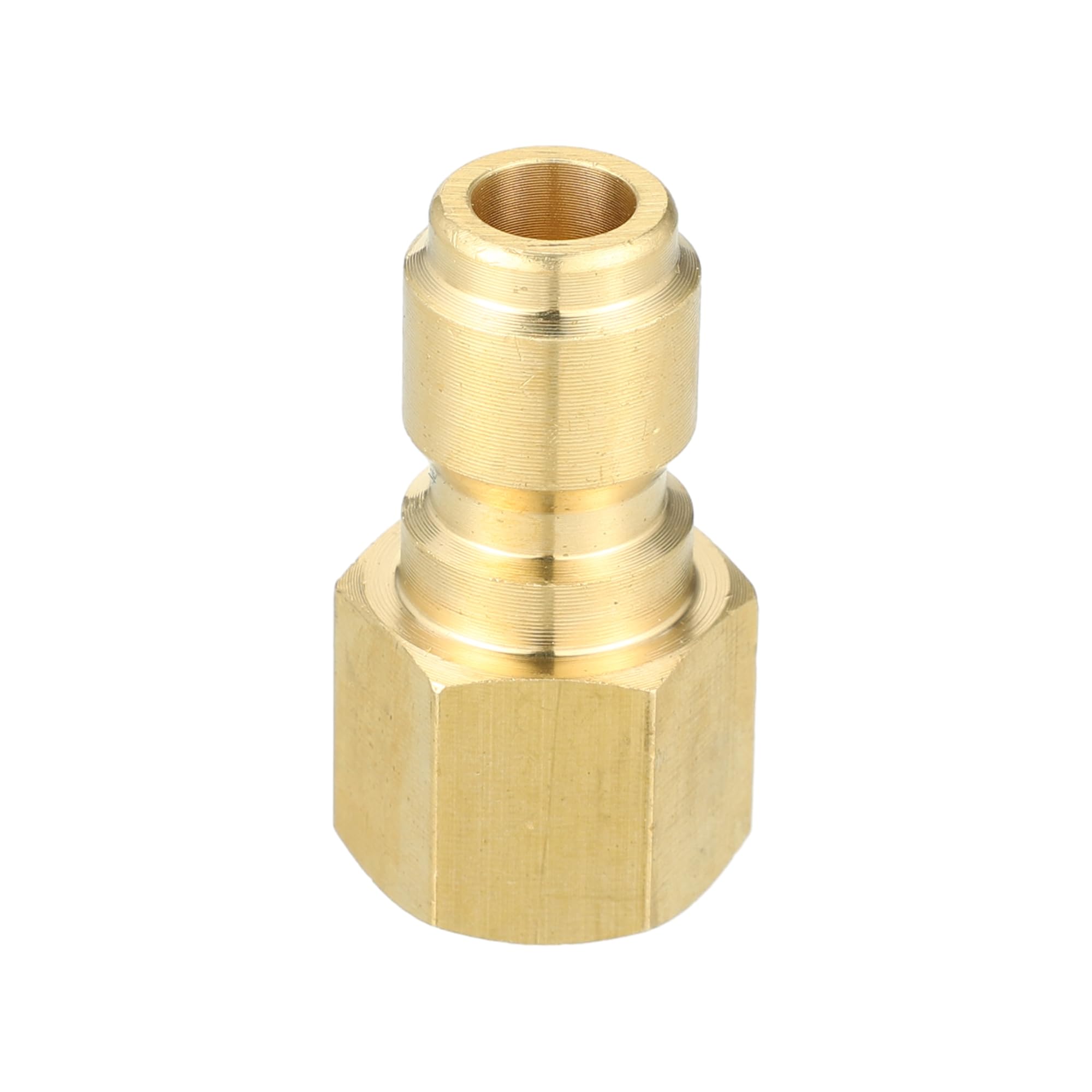 Hihaha Pressure Washer Coupler/Outer Male Washer Gun Adapter Universal for Car/Durable Brass M14 x 1.5/1 Pcs Copper Tone