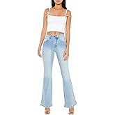 Forever 21 Womens Rhinestone High-Rise Flare Jeans