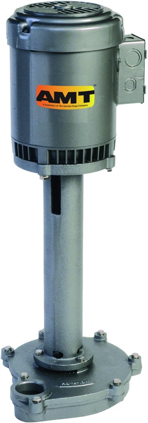 AMT Pump 4410-95 Heavy Duty Industrial Coolant Pump, Cast Iron, 1/8 HP, 1 Phase, 115/230V, Curve A, 3/4 " NPT Female Discharge Port