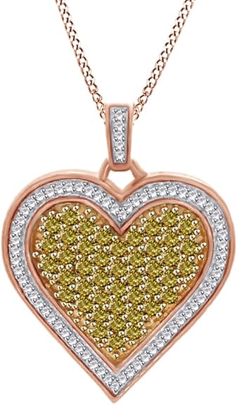 AFFY - Gold 9 Karat (375) 10-Karat-Rotgold Rund Yellow White Saphir