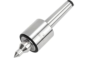 Eumtenr Heavy Duty MT2 Live Center, 2MT 60° Morse Taper Precision Rotary Live Revolving Milling Center Taper Metal Work Lathe Tool for High Speed Turning, Lathe Medium Duty CNC Work