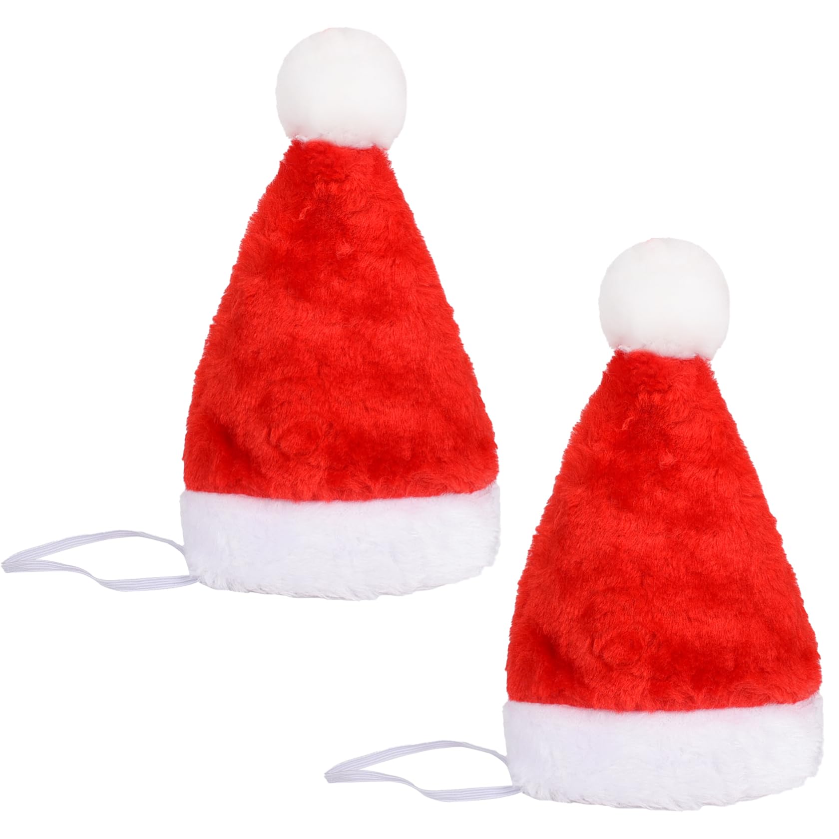 MEISH 2 Pieces Pet Winter Christmas Style Hat for Cats and Dogs - Warm Pet Hat for Christmas Holiday and Party