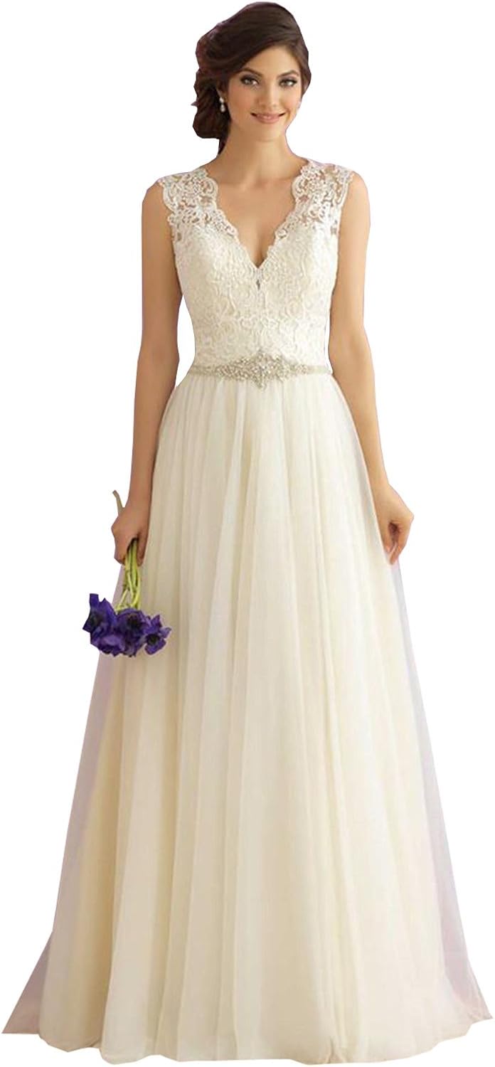 dark ivory wedding dress