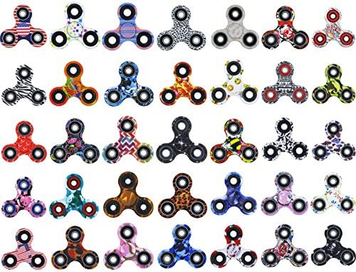 35 Style Tri Hand Spinner Ultra Fast Bearings Finger Toy with Hybrid Ceramic Bearing Random Color