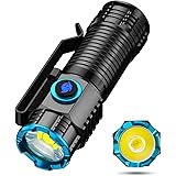 ARCEE Rechargeable Flashlights, High Lumens Handheld LED Flashlight with Clip, 1000 Lumen Super Bright Powerful Small Mini Fl