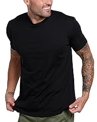 INTO THE AM Premium Men's Fitted Crew Neck Plain