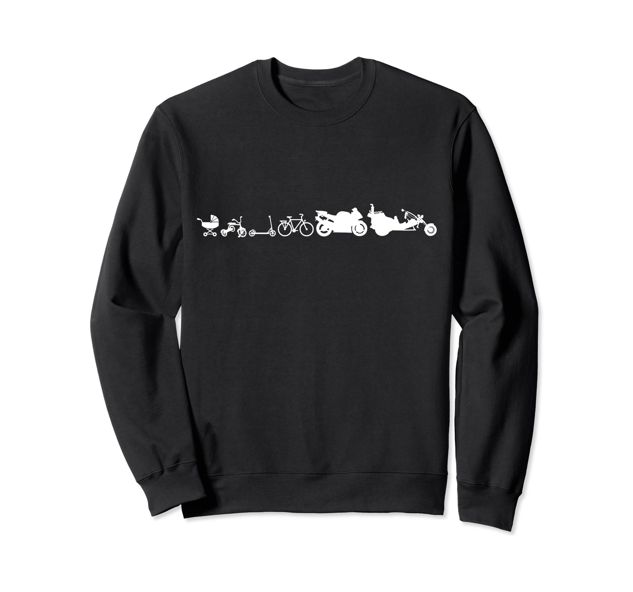 Evolution Trike Motorcycle Tricycle Triker Rider Trikes Sweatshirt