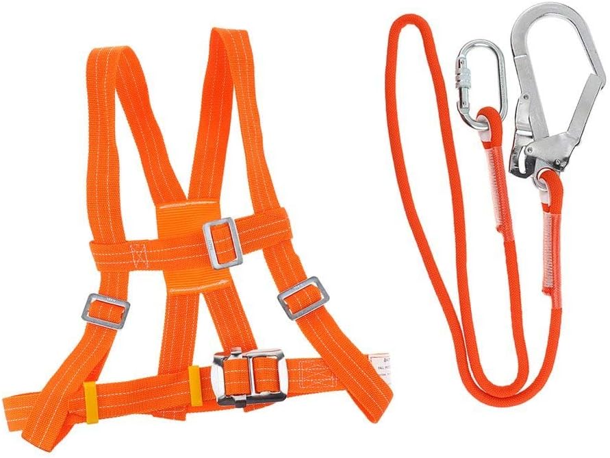 Fall Protection Safety Harness Kit, 5Point Harness and adjustable