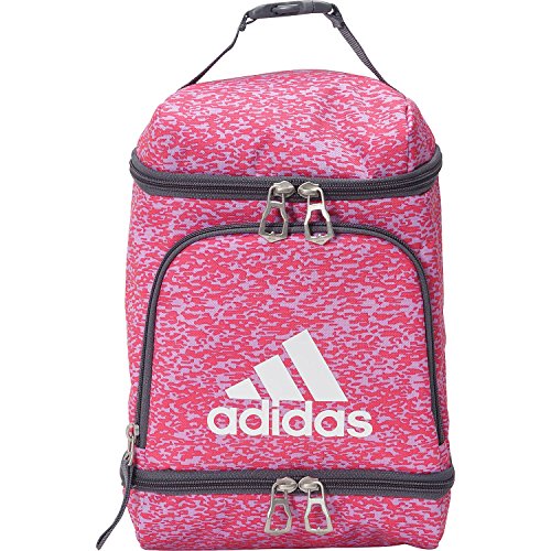 adidas Excel Lunch Bag, Shock Pink Pixel/Onix/White, One Size