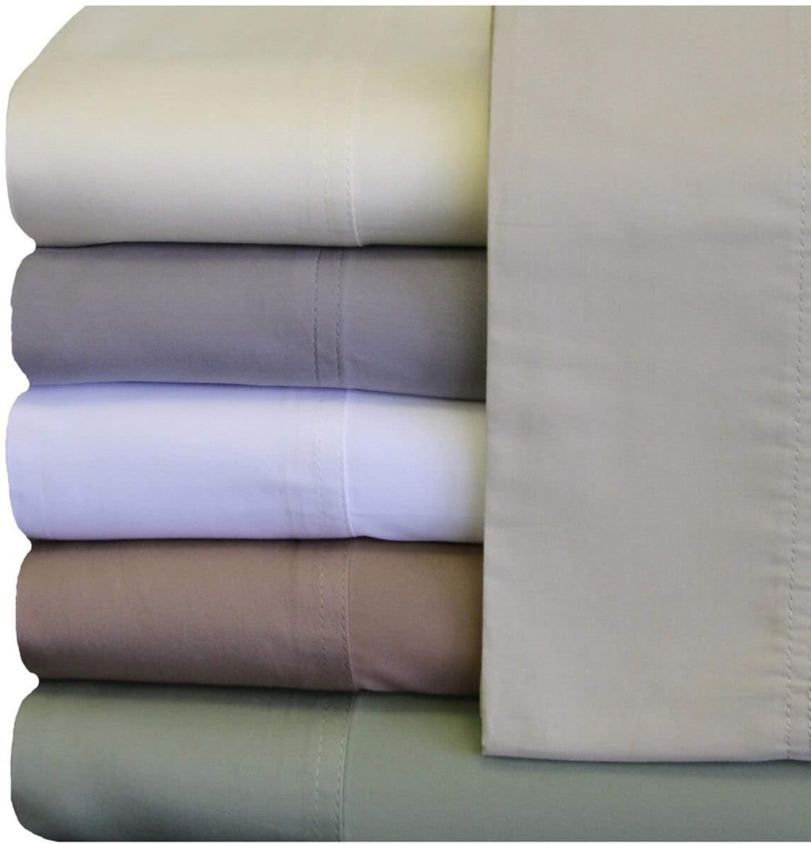 Viscose Made from Bamboo Sheets, Silky Soft and Naturally Pure Fabric, 100% Woven Sheets for Cooling Sleep, 4PC Set, King Size, Gray