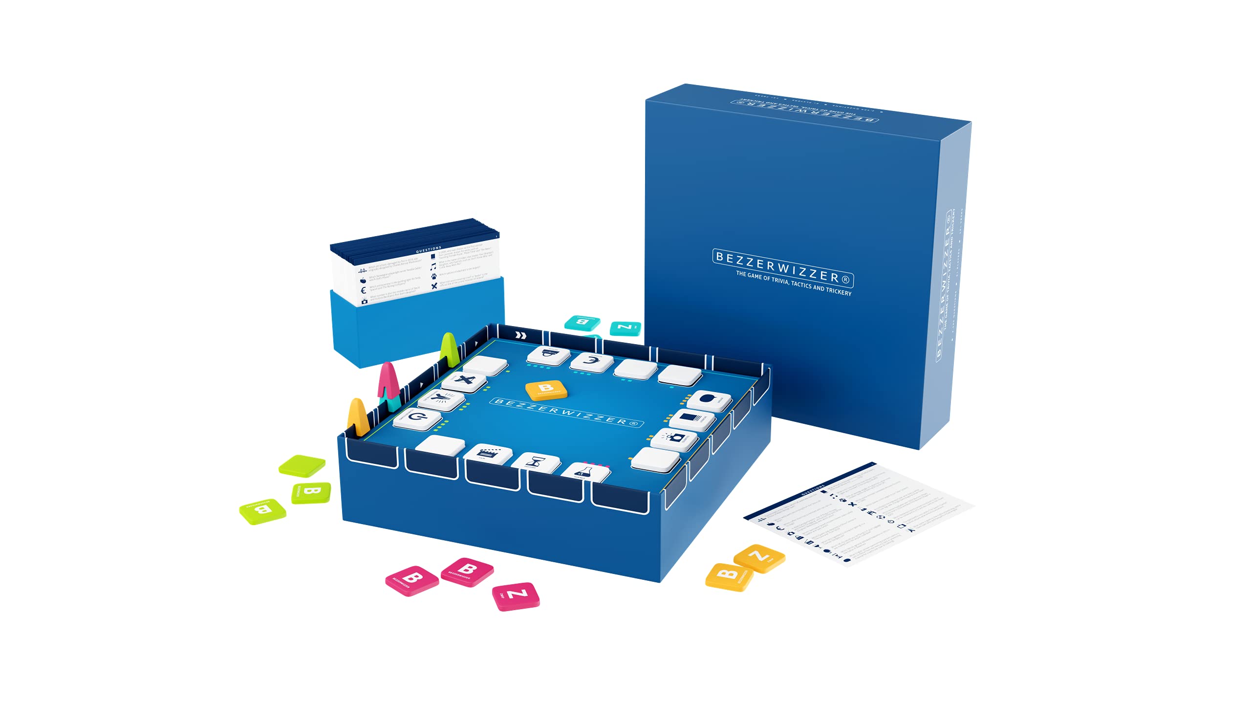 Bezzerwizzer | Trivia Quiz Board Game | Ages 15+ | 2+ Players | 45 Minutes Playing Time | UK Edition, Schwarz