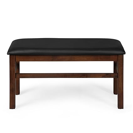 @home by Nilkamal Glaze Dining Bench (Walnut)