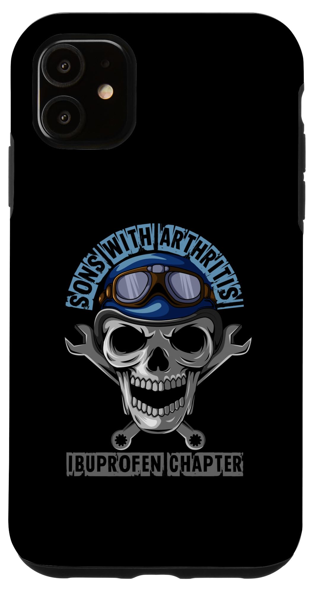 iPhone 11 sons with arthritis ibuprofen chapter skull motorcycle Case