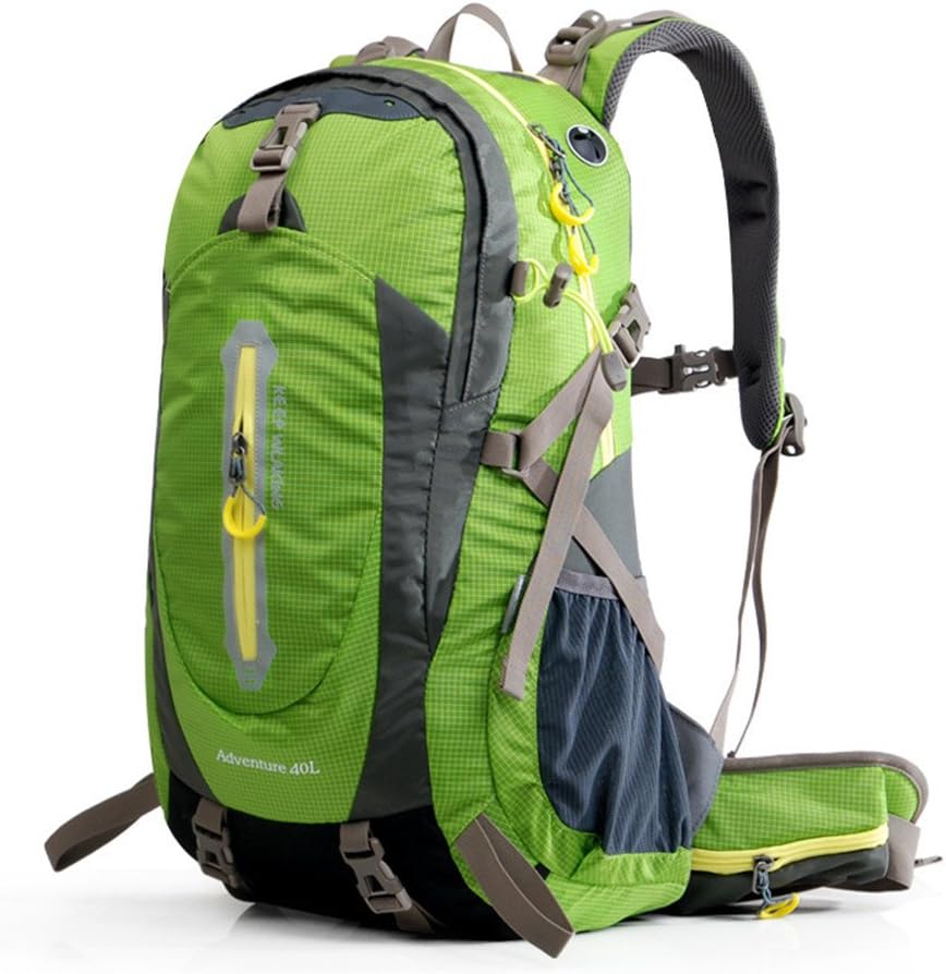 Camping Hiking Backpack Sports Bag Outdoor Trekk Rucksack Mountain Climb Fruit Green 50-70L