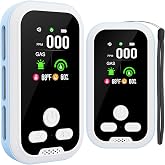 2 Pack Plug in 5‑in‑1 Air Quality Detector Multi‑Function Monitor | Rechargeable Temperature Humidity Sensor, HD LCD Display for Bedroom Office RV Greenhouse, Ideal Gift for Family Friends