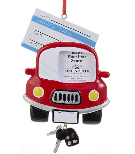 Personalized Blue Muscle Car Ornament ~ Hot Wheels Sport Car Ornament