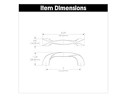 Hickory Hardware 10 Pack Solid Core Kitchen Cabinet
