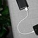 Anker 1ft / 0.3m Extra Short Tangle-Free Lightning to USB Cable with Ultra Compact Connector Head [Apple MFi Certified] for iPhone, iPod and iPad (White)