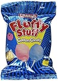 Charms Fluffy Stuff Cotton Candy 1 Ounce Bags (Pack of 12)