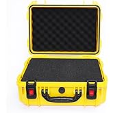 AxiGear 18in Waterproof Hard Shell Case with DIY Customizable Foam Insert (16 x 11x 7.8in Interior)