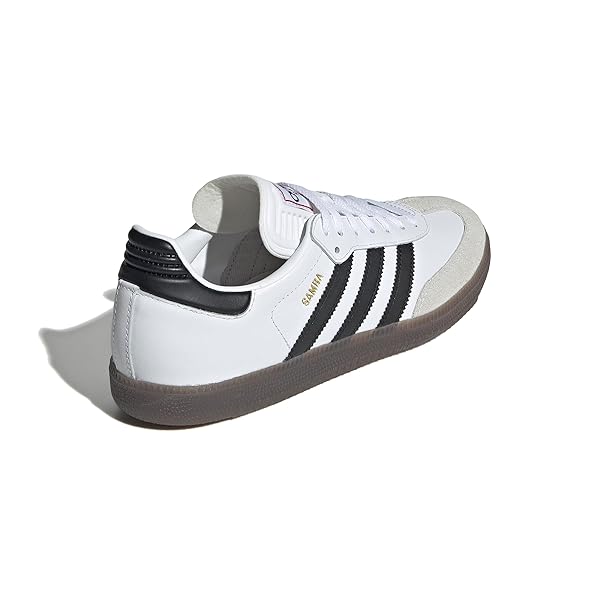 ADIDAS UNISEX-ADULT SAMBA INDOOR, WHITE/BLACK/VIVID RED, 7.5