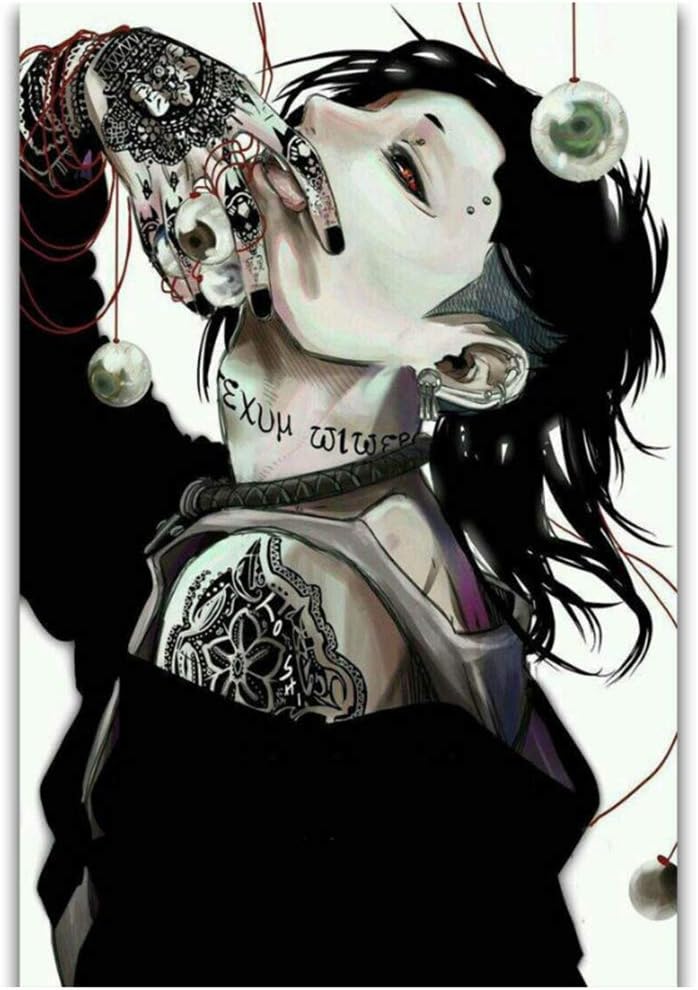 Tokyo Ghoul Season 3 Re Uta Hot Japan Anime Wall Art Painting Print On Canvas Poster Home Decoration Gifts for Parents and Friends -40x60cm No Frame