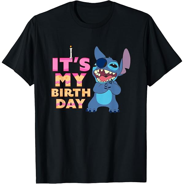 Amazon.com: Disney Lilo & Stitch Birthday Boy Stitch Enjoying Big