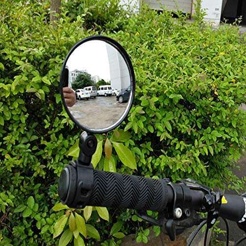 Quiklet Bike Mirrors Adjustable Rotatable Handlebar Bicycle Rear View Mirrors Convex Mirror for