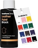 Furniture Clinic Leather Paint Black 125ml Flexible Durable All Leather view 1