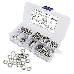 TIDTALEO 350Pcs Spring Lock Washer Assortment Kit